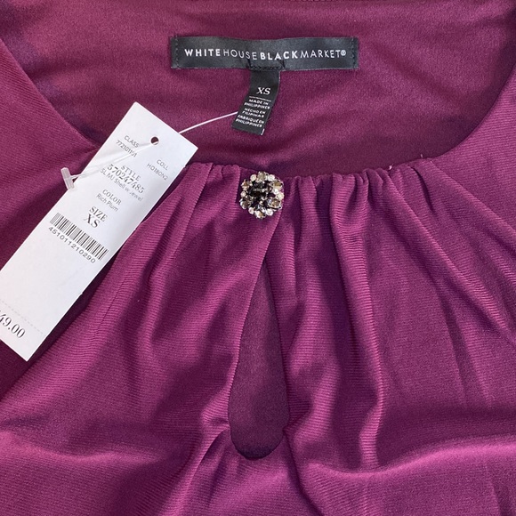 NWT WHBM sleeveless keyhole blouse - Picture 5 of 7